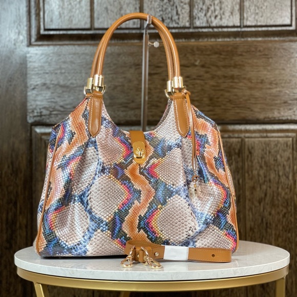 Brahmin Handbags - Brahmin Celia Satchel Handbag Multi Eliasson NWT